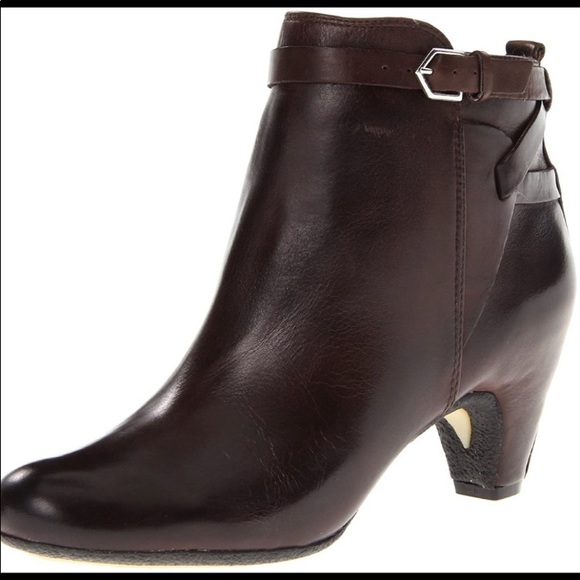 Sam Edelman brown leather ankle booties boots Maddox 8M - Picture 1 of 12